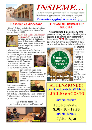 Insieme n° 319 - 2021